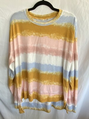 Crop Tie Dye Sweatshirt Nordstrom BP Nordstrom Women's Henley Crop
