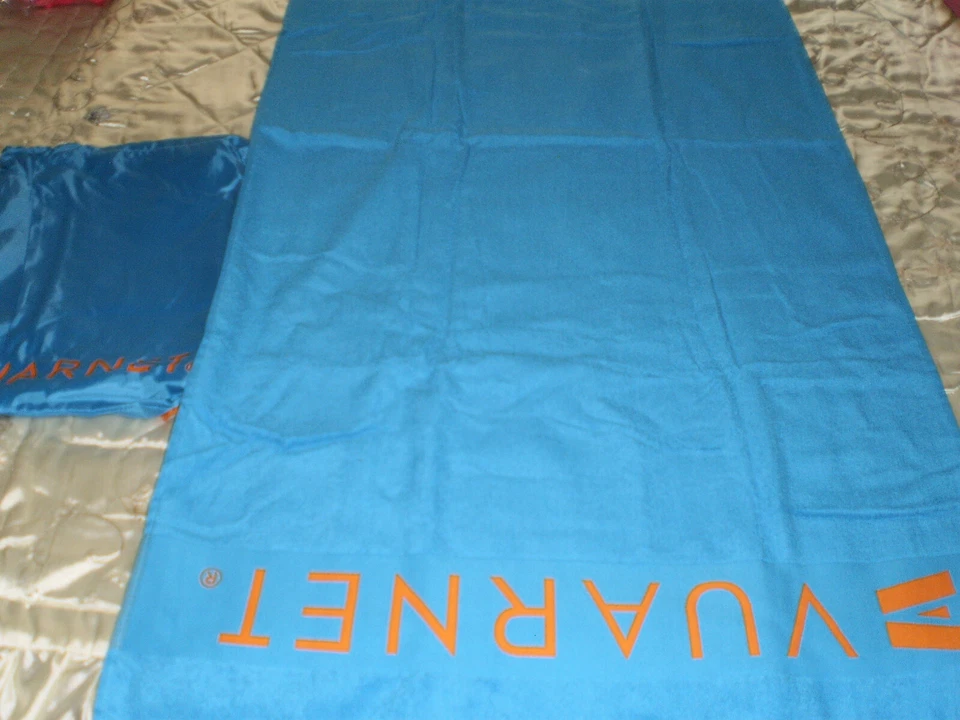 SERVIETTE DE BAIN TOILETTE PLAGE BLEU NEUVE VUARNET - Photo 1/1