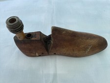 Antique Wood Ladies Shoe Form with etched numbers- Cobblers Shoe Form 9.5" long