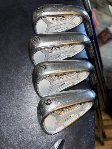 Adams Idea Tech A4R Irons / 4 Hybrid, 5, 6, 7, 9, G-wedge/ Regular Flex Steel - Picture 7 of 11