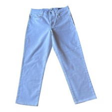 Ella Moss White High Rise Slim Straight Ankle Jeans Size 10/30