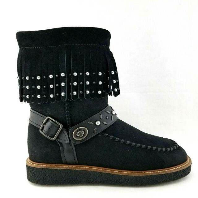 coach fringe boot