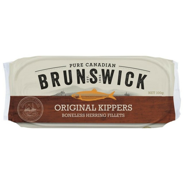 Brunswick Original Kippers Boneless Herring Fillets 100g for sale