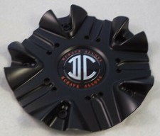 2 Crave Wheels Flat Black Custom Wheel Center Cap Caps C520103cap1875