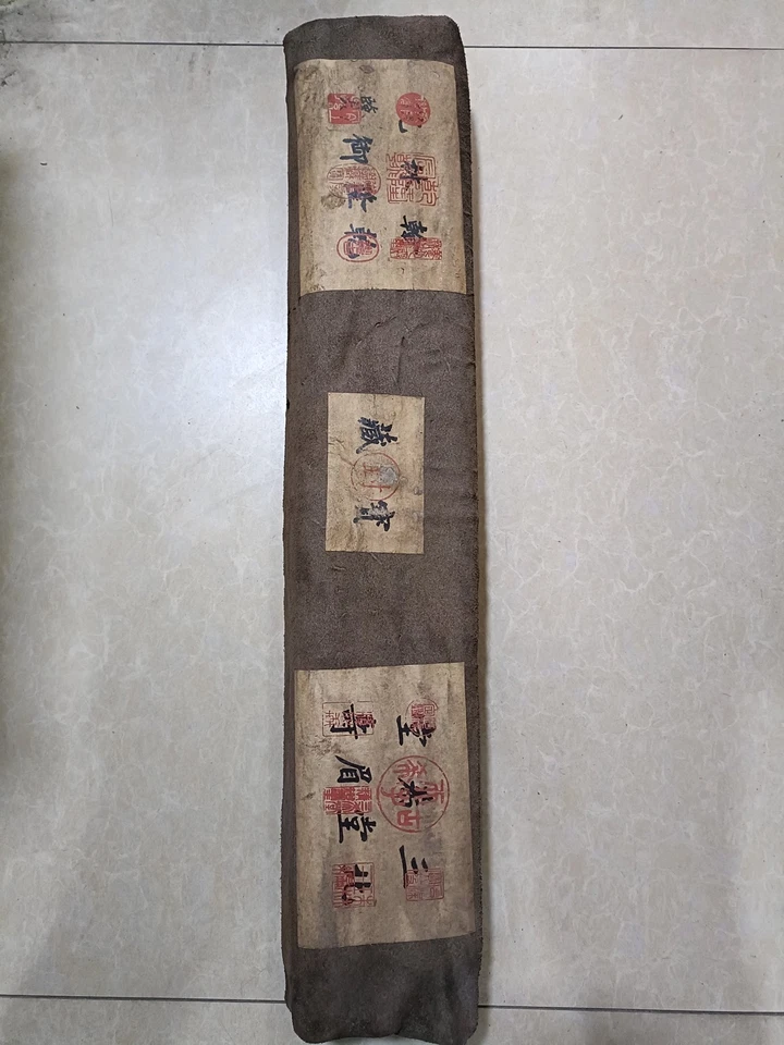 Colección de 30 pulgadas Museo de la antigua dinastía Qing chino seis pinturas en rollo con bolsa Foto 3 de 4