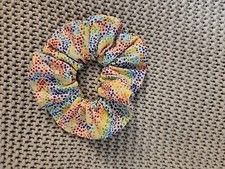 Handmade Hair Scrunchie Colorful theme