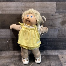 Vintage 1978 1982 Xavier Roberts Cabbage Patch Kids Doll Blonde Hair Blue Eyes