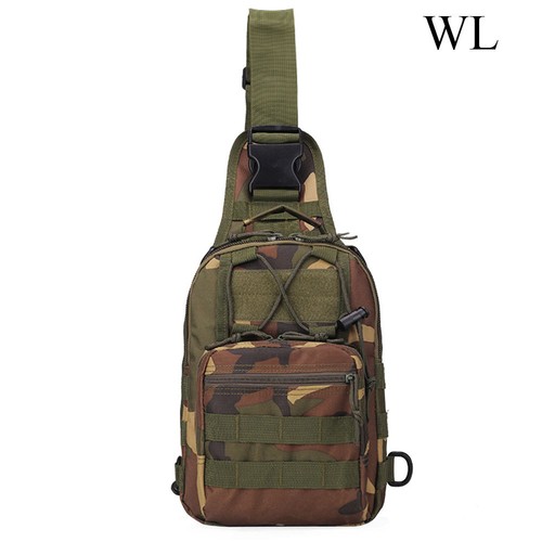 Tactical Shoulder Bag Messenger Sling Chest Pack Military Molle Outdoor Backpack - Picture 18 of 18