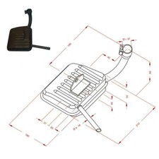 MARMITTA SITO 58 PIAGGIO 150 FOR VESPA VBA 1959-1960