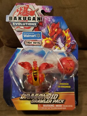 Bakugan Evolutions Dragonoid Brawler Pack Walmart Exclusive True Metal NEW 
