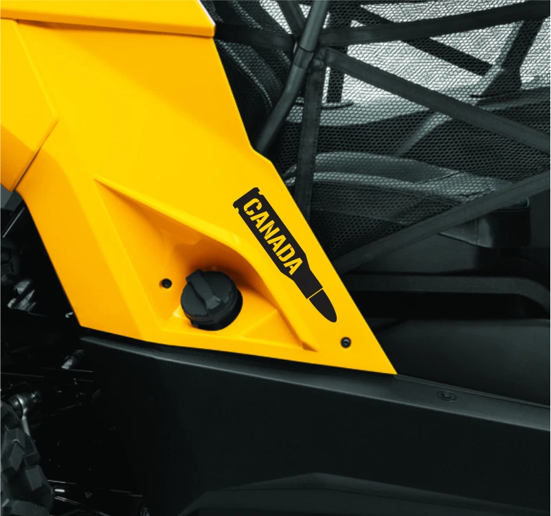 Canada Bullet Vinyl Decal Sticker Canadian Law Enforcement Armed Forces Car Bike - Image 3 of 4