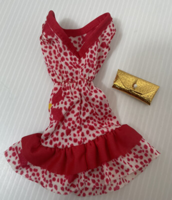 PRETTYPLEATSバービー Vintage 1988 Mattel BARBIE FEELING PRETTY FASHIONS #1509 Plus gold