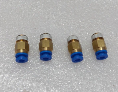 686-2598 RS Push-In Fittings Straight Adaptors - Menge 4PCs