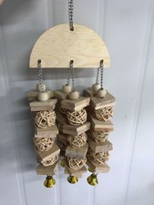 Large toys Large and medium-sized parrots chew toy log color rattan ball