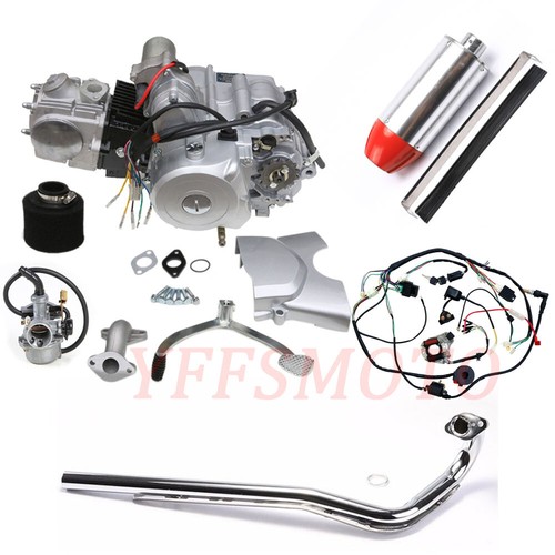 125cc Racing Semi Auto Engine Motor Kits 3+1 Reverse for Coolster ATV Golf 70 90 - Picture 28 of 54