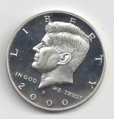 2000-S SILVER PROOF KENNEDY HALF