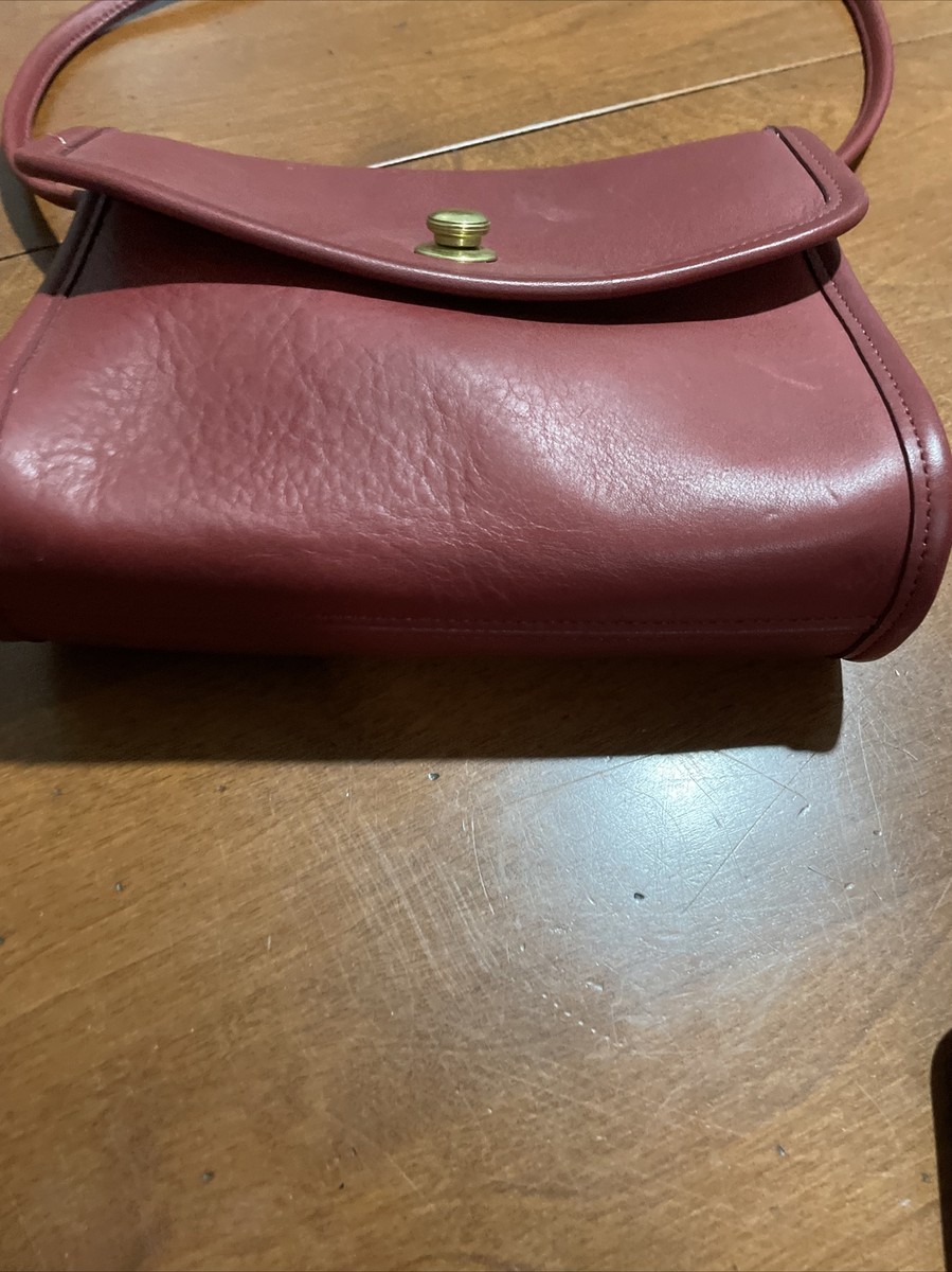 Vintage Coach Chrystie Red Leather Crossbody Bag 9892 | eBay Vintage Coach Chrystie Red Leather Crossbody Bag 9892 | eBay