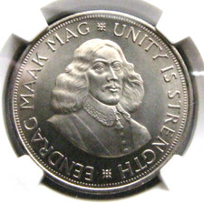 South Africa KM62 50 Cents 1961 NGC PL 67. A stunning example !