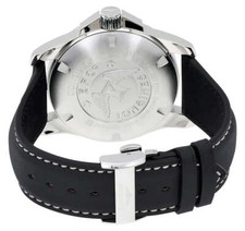 Longines Conquest Black Dial Black Leather Diver Quartz Mens Watch L3.760.4.56.3 3