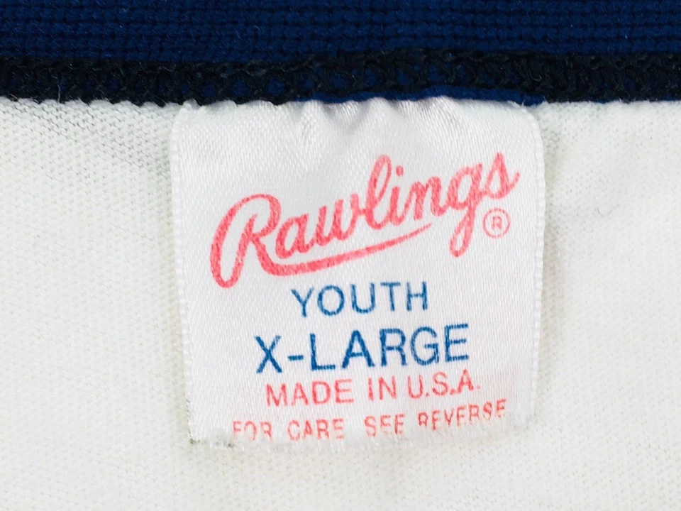 Camiseta De Colección Atlanta Braves Años 80 Camiseta Juvenil Camiseta de Béisbol Rawlings Juvenil XL Foto 2 de 4