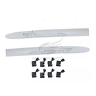 Left + Right Convertible Roof Top Hinge Cover Clips For BMW E93 335i, M3, M4 F83 (Gray, 5 Pieces)