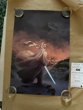 Star Wars limited art print Leia "Until Our Last Breath" Christophe Vacher 2/395