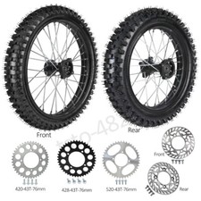 70/100-19 90/100-16 Wheel Tire Rim Sprocket Dirt Bike Apollo Taotao CRF SSR