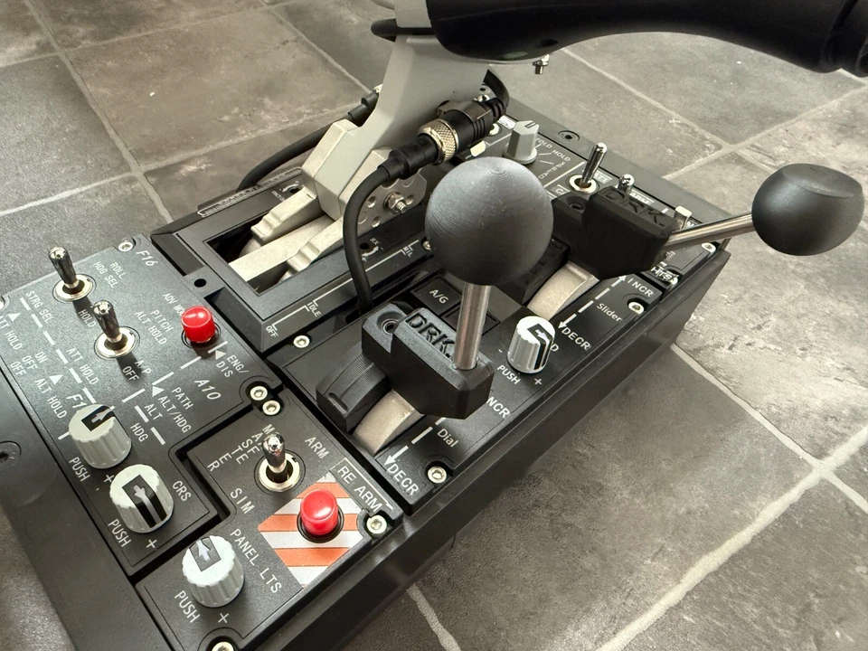 Lever Kit For Winwing Orion 2 Throttle Base - Kit of x2 Levers - F16/18/15 - Image 3 of 4