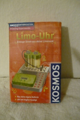 Kosmos Limo-Uhr~Experimentierkasten~657475~2016~unbenutzt/neu~8+