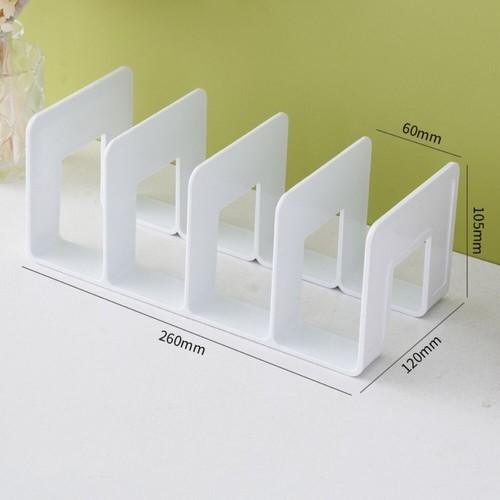 Display Desktop Bookends Bookshelf Desk File Sorter Divider Book Stand Student - Picture 13 of 15