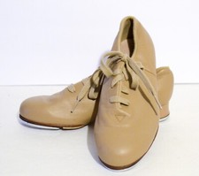 BLOCH Girls Tan Leather Lace up "TapFlex" TAP SHOES Various Sizes