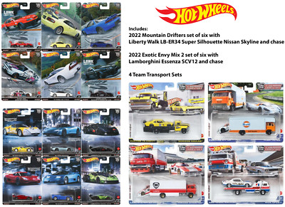 Hot Wheels Car Culture and Team Transport Factory Set 2022