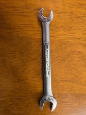 Craftsman 7/16" 3/8" Open End Wrench Vintage VV 44572 Series Made in USA. GB