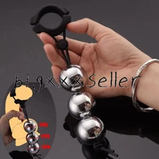 Pene Stretcher Growth 20-30% Male Extender Enlarger Body Enhancer Metal Balls