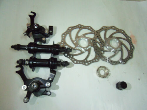 Complete Bike Disc Brake Conversion Kit for all bike (front&rear + free tools) - Picture 1 of 8