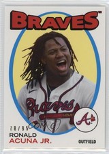 2021 Topps Transcendent Party 78/95 Ronald Acuna Jr #71TH-RA ms9