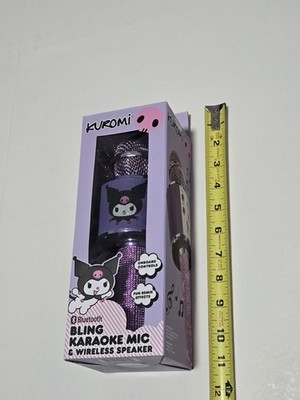 Karaoke Microphone Hello KITTY Kuromi BLING MIC & Bluetooth Speaker Wireless NEW