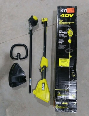 RYOBI 40V 15''in Expand-It Cordless Battery String Trimmer- Tool Only, NEW *READ*