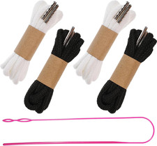 4PCS Drawstring Cord, 53 Inch Hoodie String Replacement Drawstring with Threader