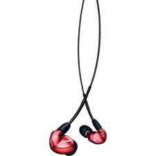 Shure SE535 Special Edition Sound Isolating Earphones w/3.5 mm audio cable Red