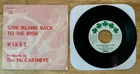 45 7" BELGIUM SP THE BEATLES WINGS GIVE IRELAND BACK TO THE IRISH