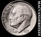 1955 Silver Roosevelt Dime - Choice Gem Brilliant Uncirculated  Lustrous  #K1349