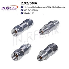 Precision 2.92mm To SMA Male Female 18G Microwave Adapter MMwave Test Connector
