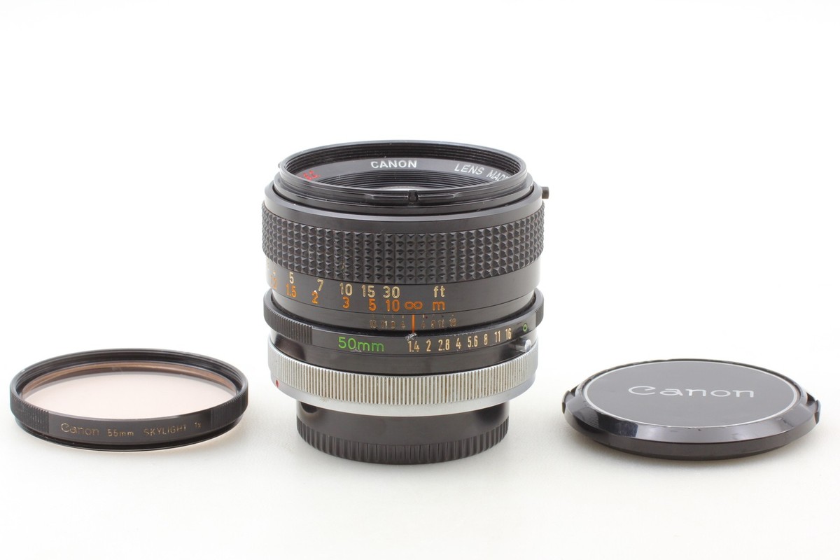 【完動品】Canon AE-1 + FD 50mm f1.4 S.S.C Read ] Canon AE-1 SLR Film Camera FD 50mm f1.4 SSC S.S.C