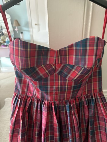 Vintage Tartan Ball dress - Picture 2 of 6