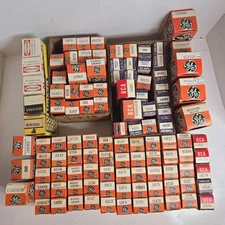 NOS Electronic Vacuum Tube GE Tungsol + Television Radio Repair Lot of 100 Plus