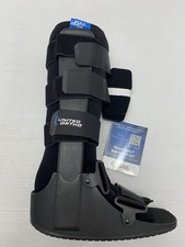 New United Ortho Air Cam Walker Fracture Boot Sz. Medium Black 17" Tall