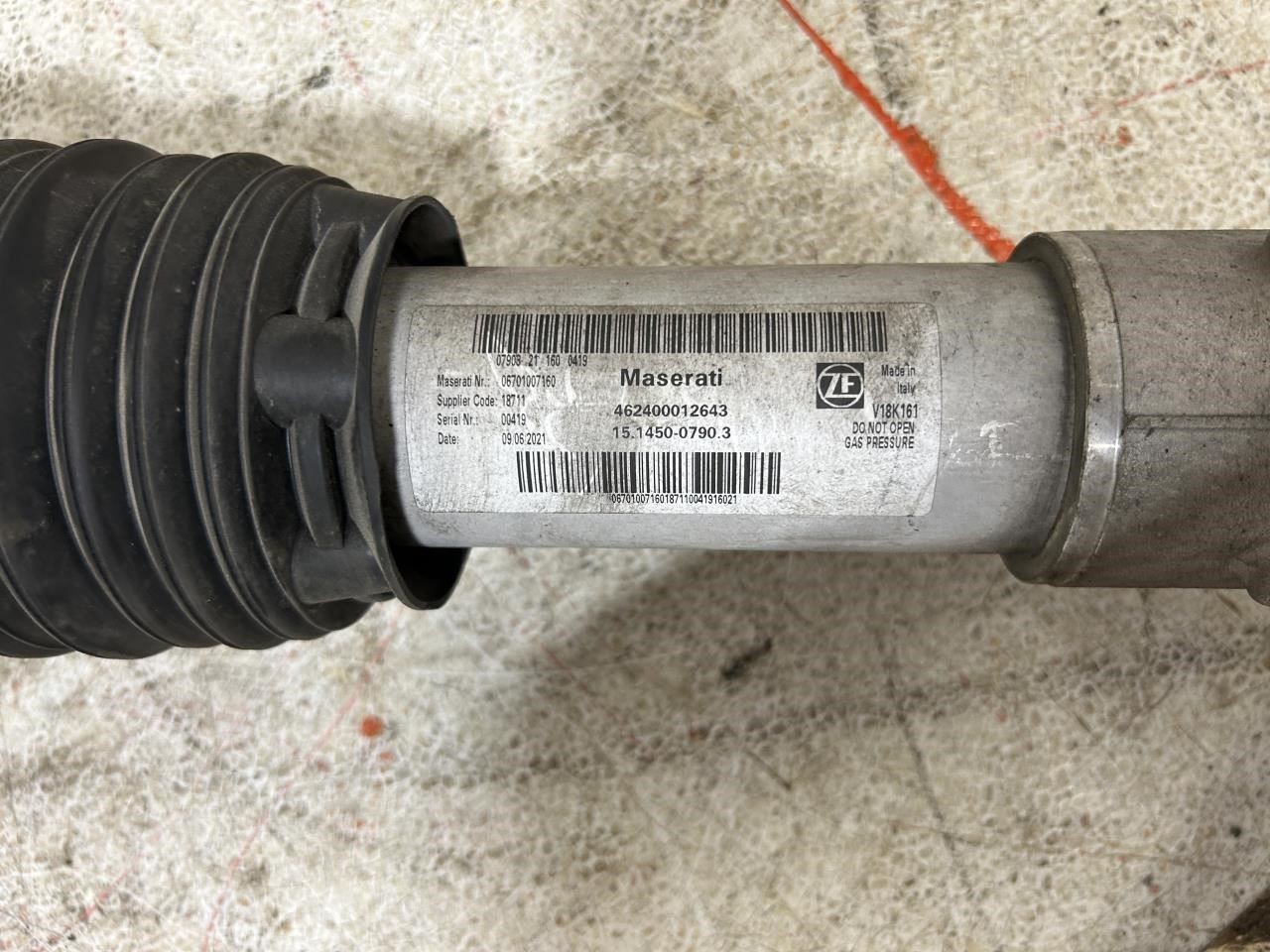 Maserati Levante Modena 2022 Front Right Air spring P/N 6701062620