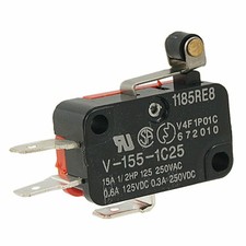 V-155-1C25 Micro Limit Switch  Short Hinge Roller Lever