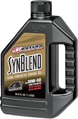 MAXIMA - Synthetic Blend Motor Oil 4t 10w40 1l 12/Case | 34901B